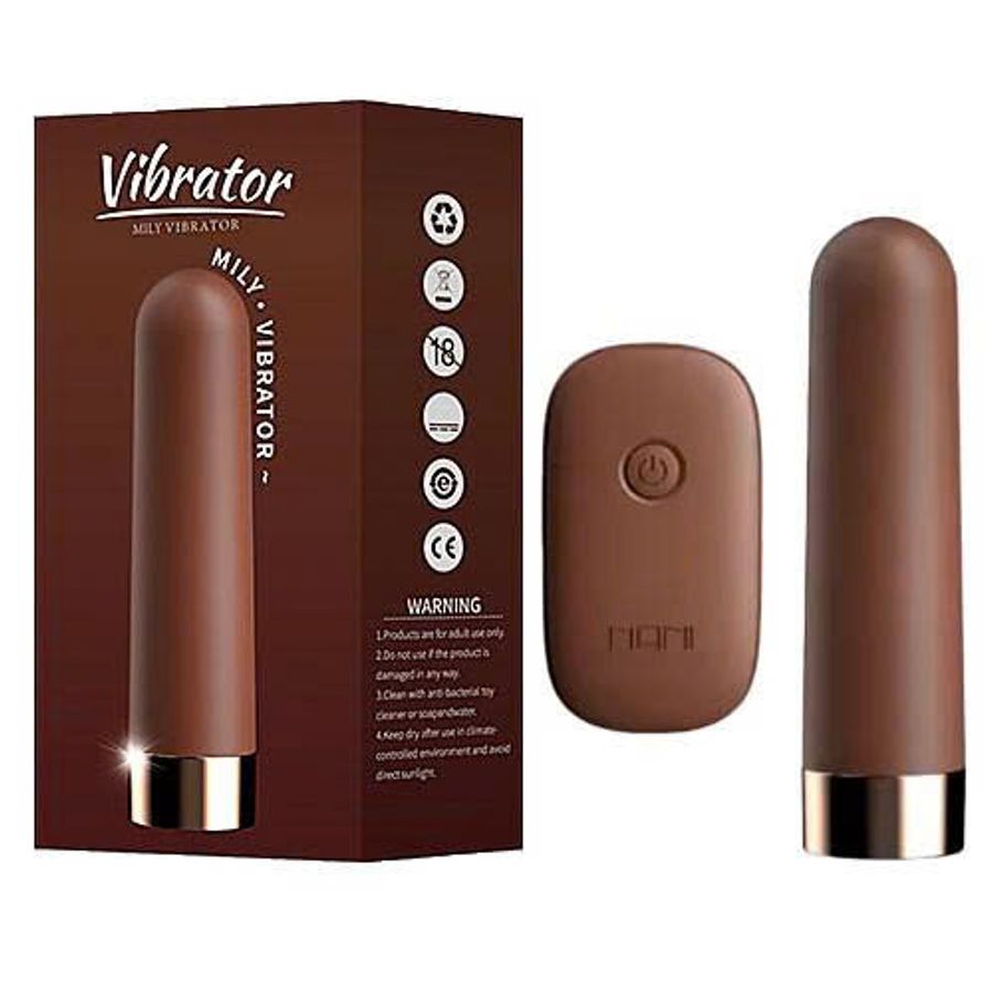 Trứng Rung Mini Hình Thỏi Son 10 Tần Số Có Remote & App Điện Thoại 364863