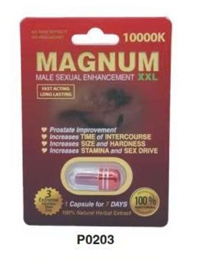 Viên uống cao cấp tinh chất thiên nhiên dành cho phái mạnh Magnum 10000K XXL VIP 1 Viên