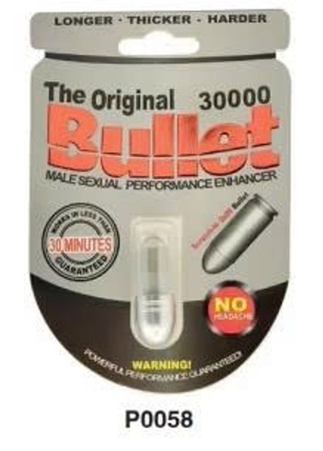 Viên uống tăng cường sinh lý nam The Original Bullet 30000 Silver cao cấp 1 Viên 7 Ngày