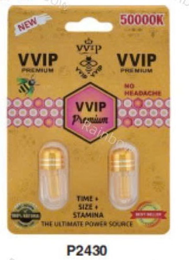 Viên uống tăng cường sinh lý nam VVIP Premium 50000K Gold cao cấp 2 Viên 7 Ngày