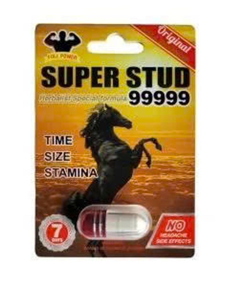 Viên uống tăng cường sinh lý nam Super Stud 99999 Gold Full Power cao cấp 1 Viên 7 Ngày