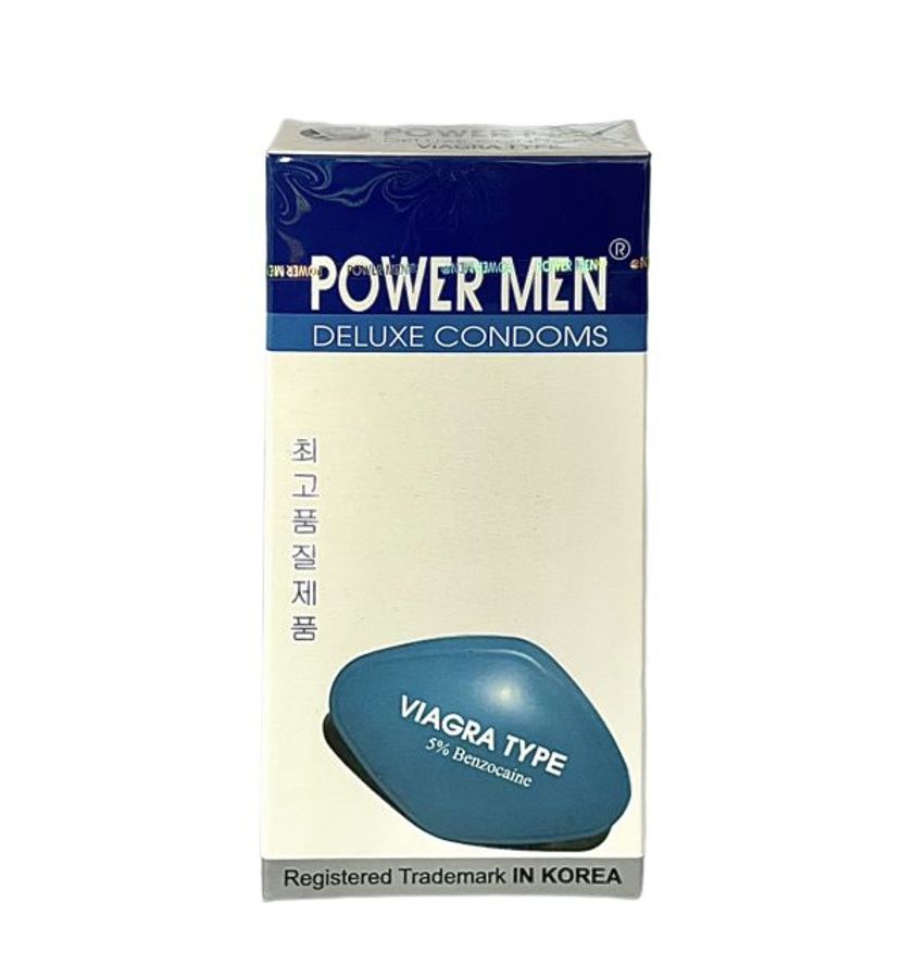 Bao cao su siêu mỏng kéo dài Power Men Viaga Type hộp 12 cái