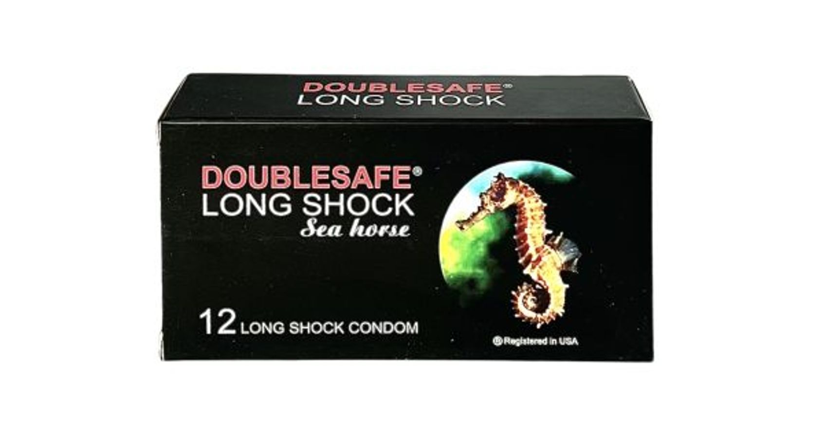 Bao Cao Su Cá Ngựa DoubleSafe Long Shock Kéo Dài Thời Gian , Hộp 12 Chiếc
