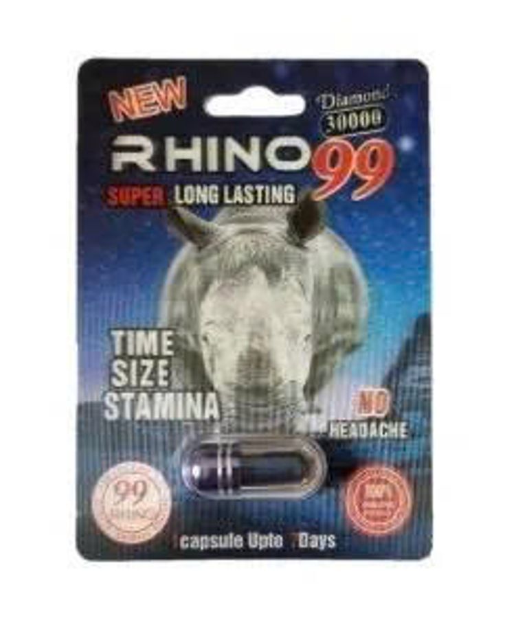 Viên uống cao cấp tinh chất thiên nhiên dành cho phái mạnh Rhino 99 30K Diamond 1 Viên