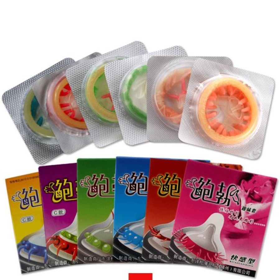 Bao cao su gai bi lớn RunBo, bcs gân gai bi chống xuất tinh sớm