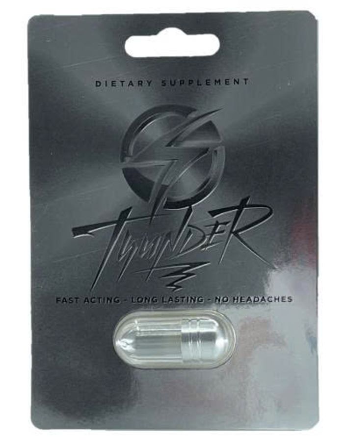 Viên uống tăng cường sinh lý nam Thunder Silver NO HEADACHES cao cấp 1 Viên 7 Ngày