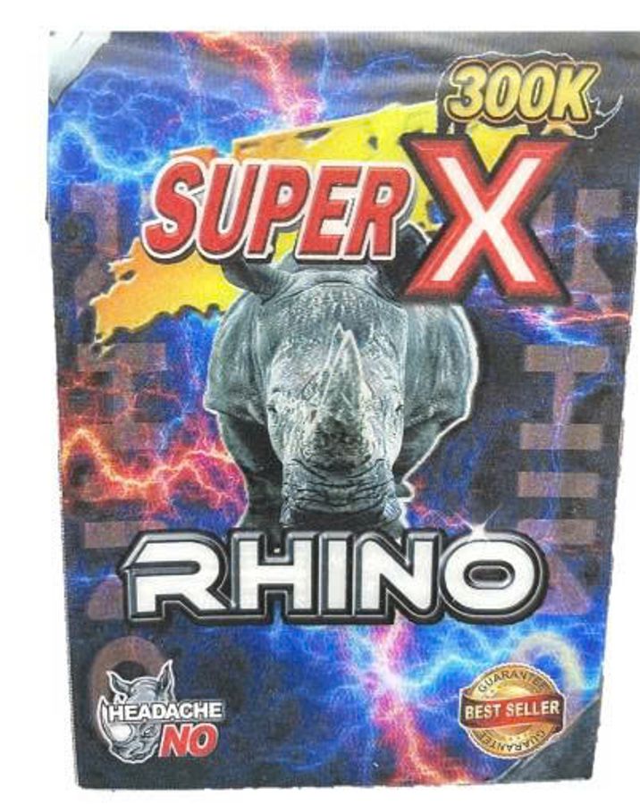 Viên uống tăng cường sinh lý nam Super X Rhino 300K cao cấp 1 Viên 7 Ngày
