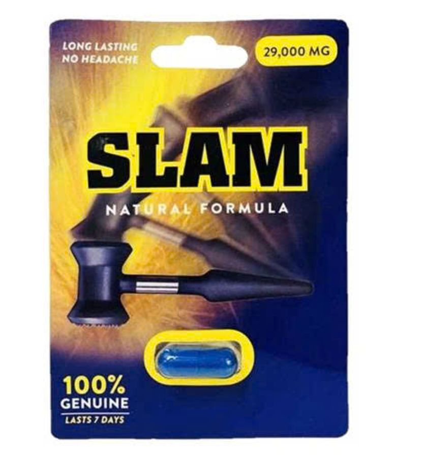 Viên uống tăng cường sinh lý nam Slam 2900mg NATURAL FORMULA cao cấp 1 Viên 7 Ngày