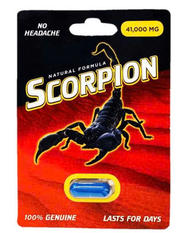 Viên uống cao cấp tinh chất thiên nhiên dành cho phái mạnh Scorpion 41000 Natural Formula 1 Viên
