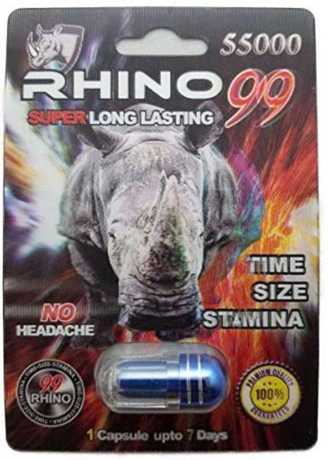 Viên uống tăng cường sinh lý nam Rhino 99 55000mg cao cấp 1 Viên 7 Ngày