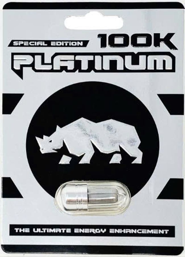 Viên uống tăng cường sinh lý nam Rhino Platinum 100000mg cao cấp 1 Viên 7 Ngày