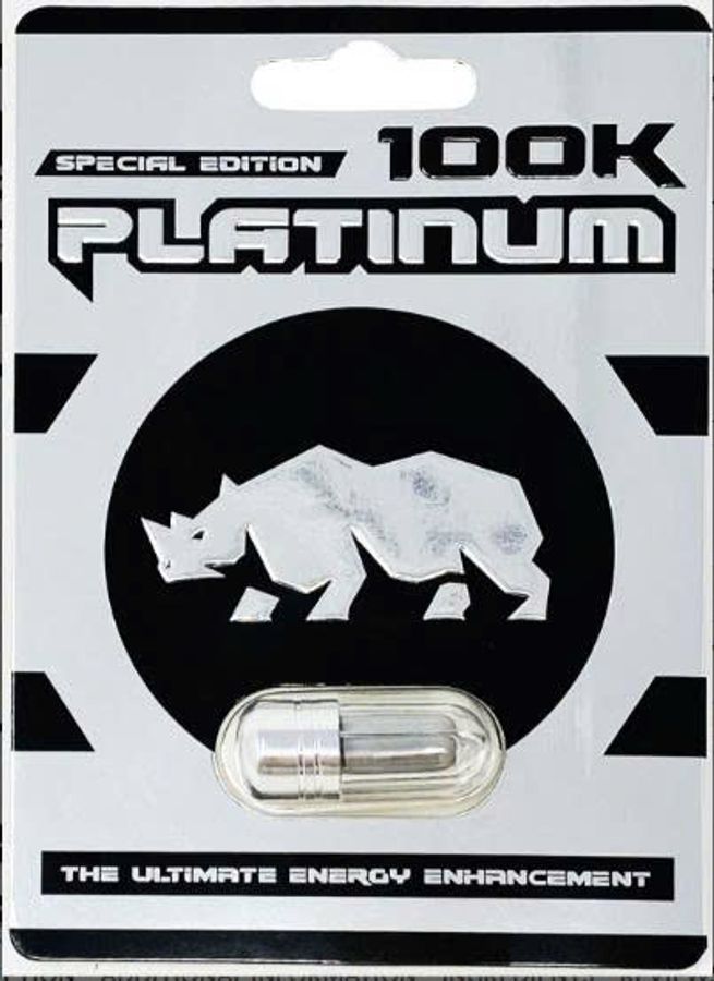 Viên Uống Cao Cấp Kéo Dài Thời Gian Giữ Sức Bền Cho Phái Mạnh Rhino Platinum 100000mg 1 Viên