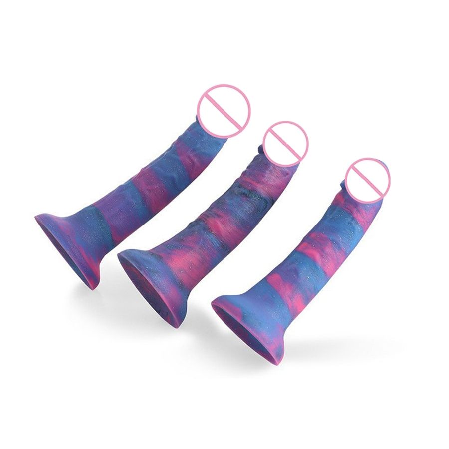 Dương Vật Giả dính tường DILDO SILICON OMBRE TÍM HỒNG RUNYU cao cấp chính hãng