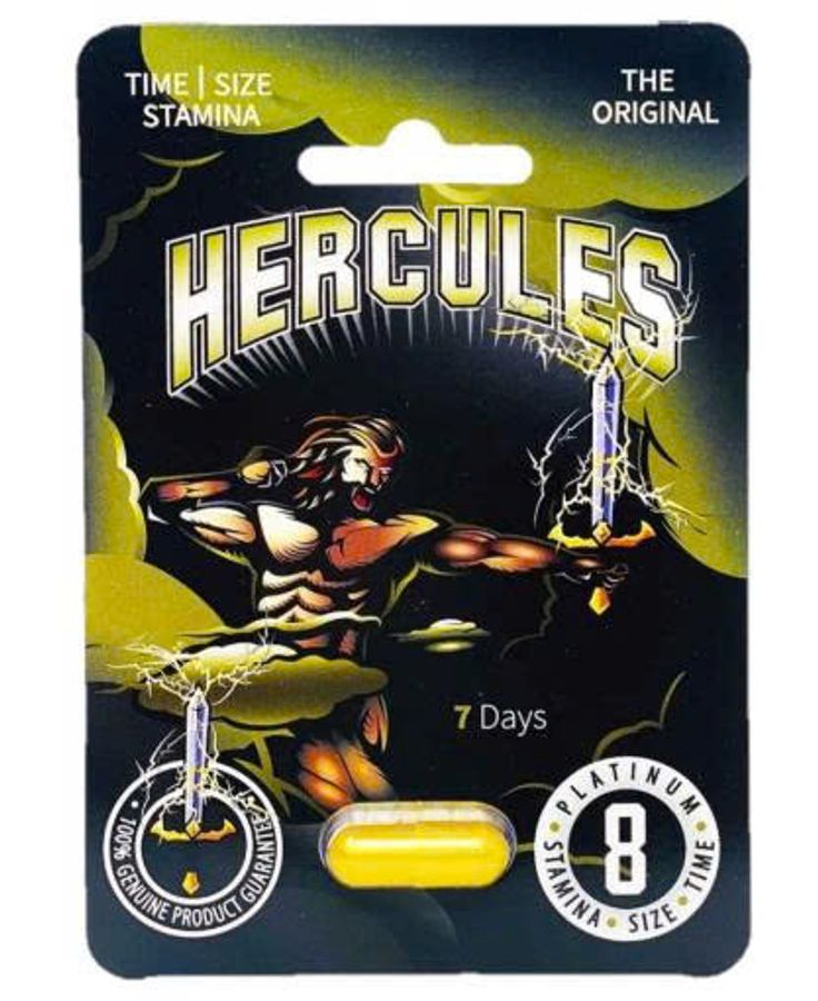 Viên uống tăng cường sinh lý nam Hercules Gold THE ORIGINAL cao cấp 1 Viên 7 Ngày