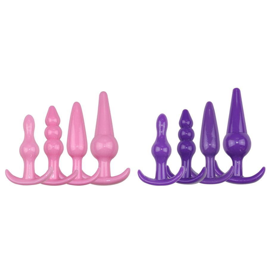 Phích cắm hậu môn nhựa bộ 4 cái BUTT PLUG T cao cấp chính hãng