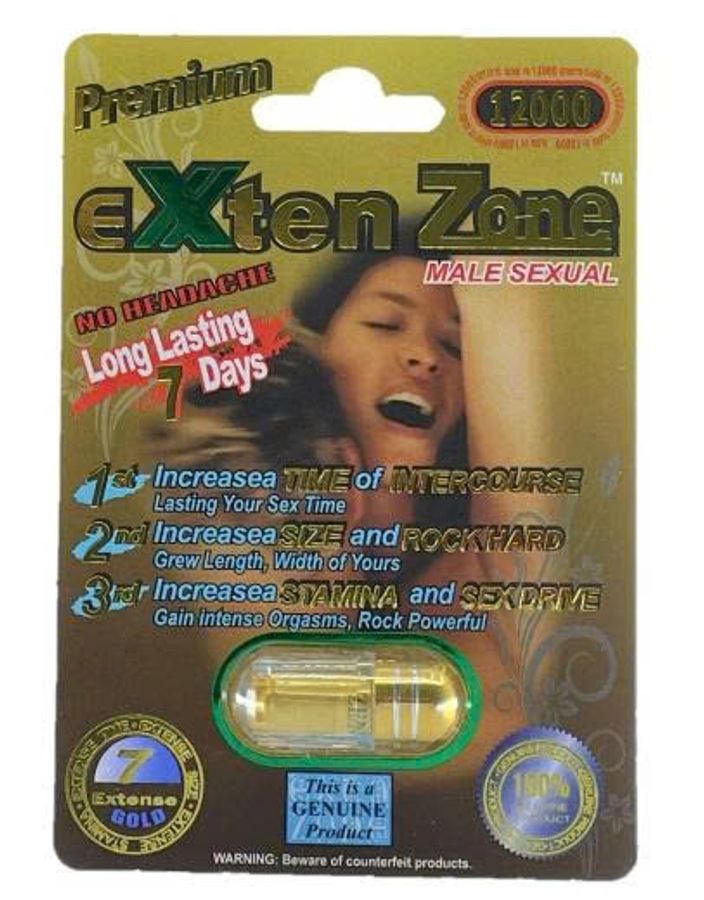 Viên uống cao cấp tinh chất thiên nhiên dành cho phái mạnh Exten Zone 12000mg 1 Viên