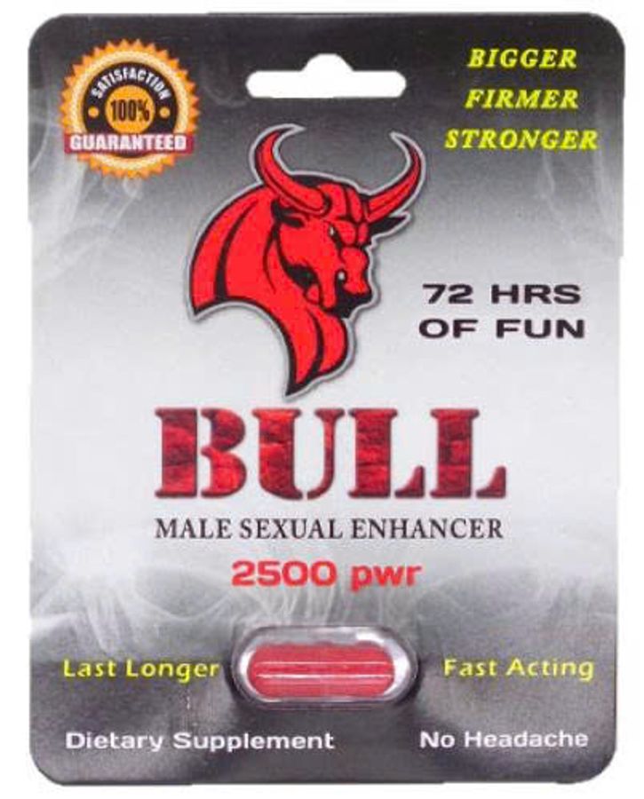 Viên uống tăng cường sinh lý nam Bull 2500mg Pwr cao cấp 1 Viên 7 Ngày