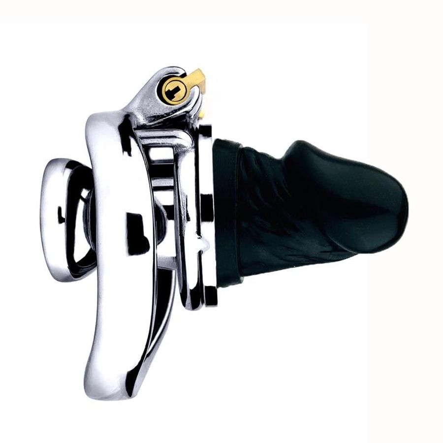 Ổ Khoá đầu khấc dương vật MINI KIM LOẠI DILDO SILICON 402 cao cấp chính hãng