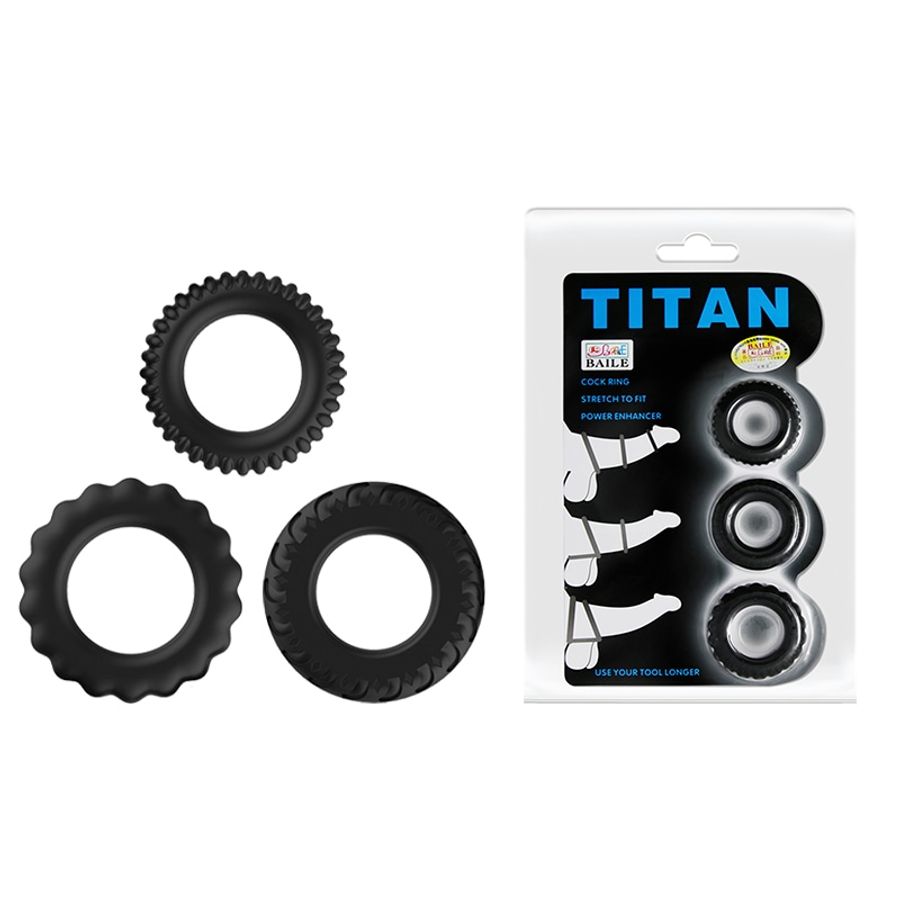 Vòng đeo tăng khoái cảm cao cấp COCKRING TITAN BAILE chính hãng