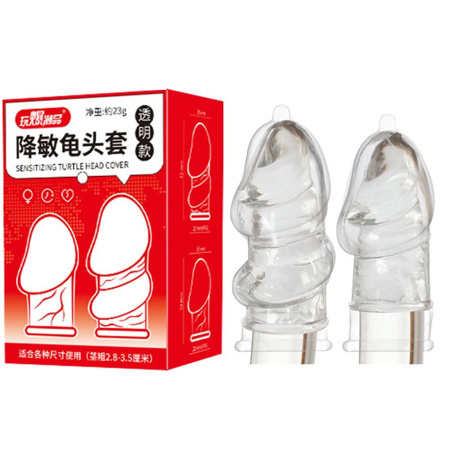 Bao đôn dên tăng kích thước dương vật silicon loại đầu rỗng