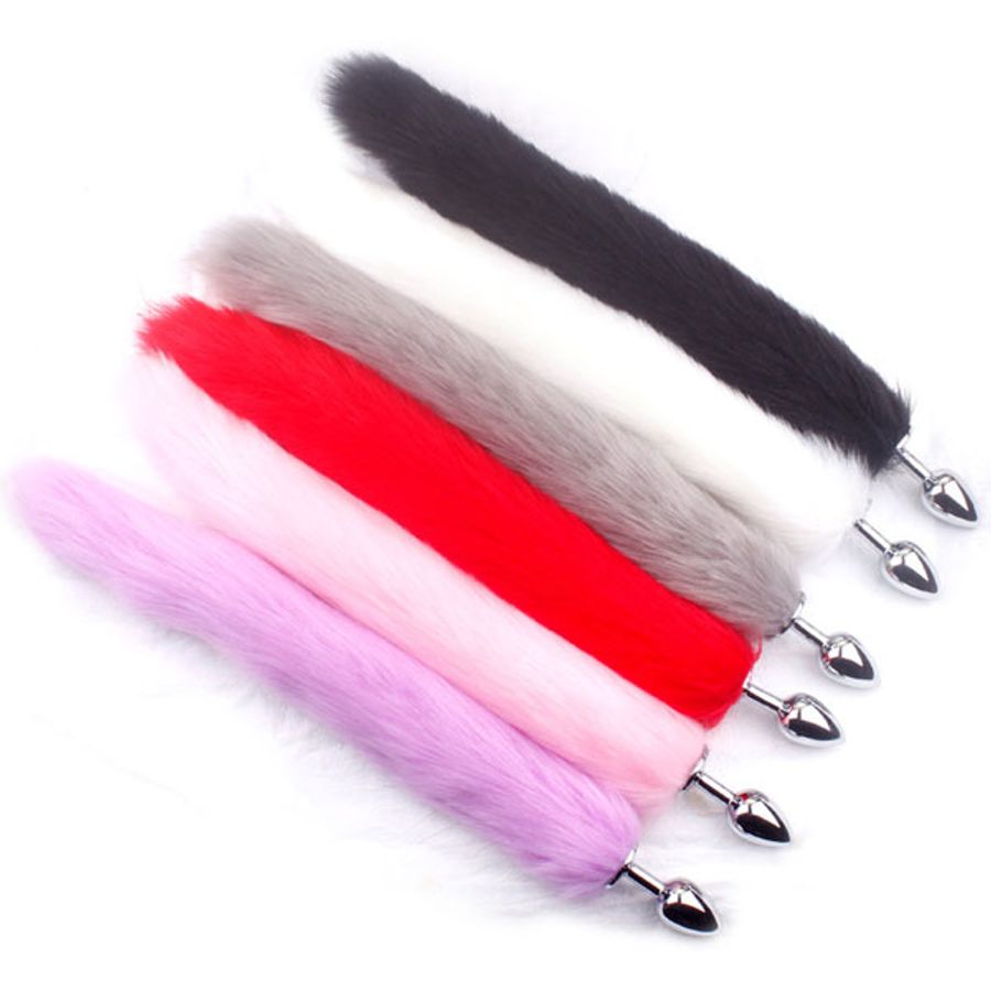 PHÍCH CẮM SEXTOY HẬU MÔN TRÁI TIM INOX ĐUÔI CÁO GIÁ RẺ 370492