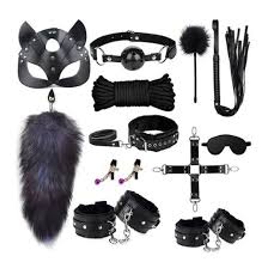 BỘ ĐỒ CHƠI BẠO DÂM BDSM 15 MÓN KÍCH THÍCH TÌNH DỤC MẠNH