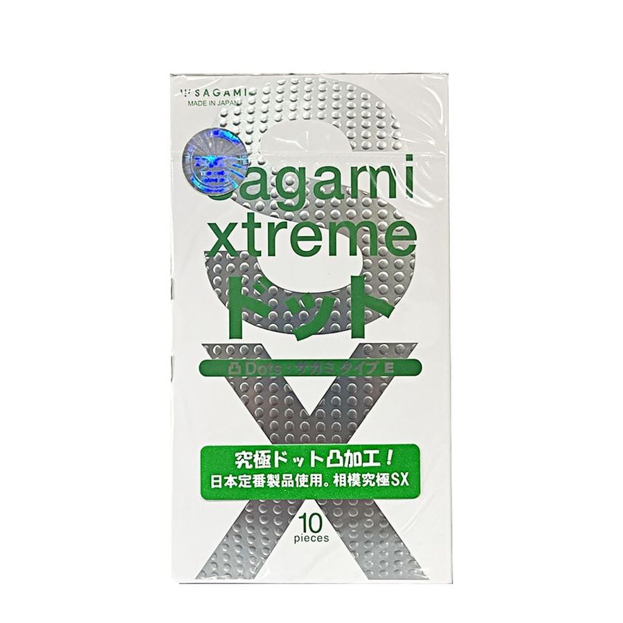 Bao cao su Sagami Xtreme Dots Type Hộp 10 chiếc