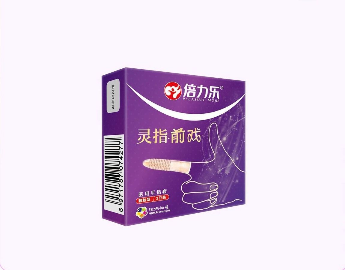 Bao Cao Su Ngón Tay Siêu Điểm Nổi - Super Dotted - Hộp 2 Cái
