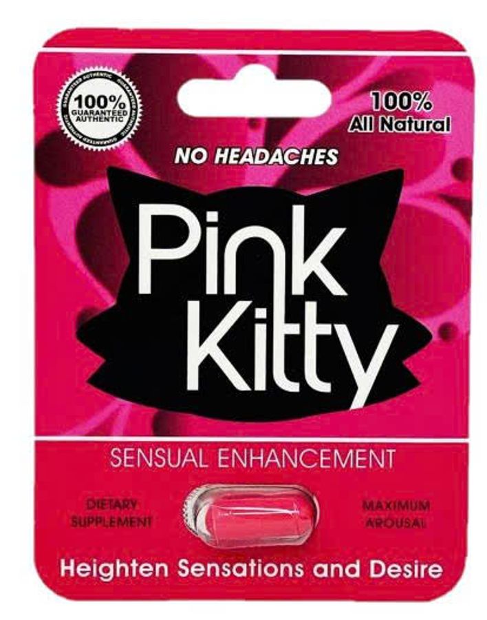 Viên uống cao cấp tinh chất thiên nhiên dành cho phái nữ Pink Kitty Sensual Enhancement 1 Viên