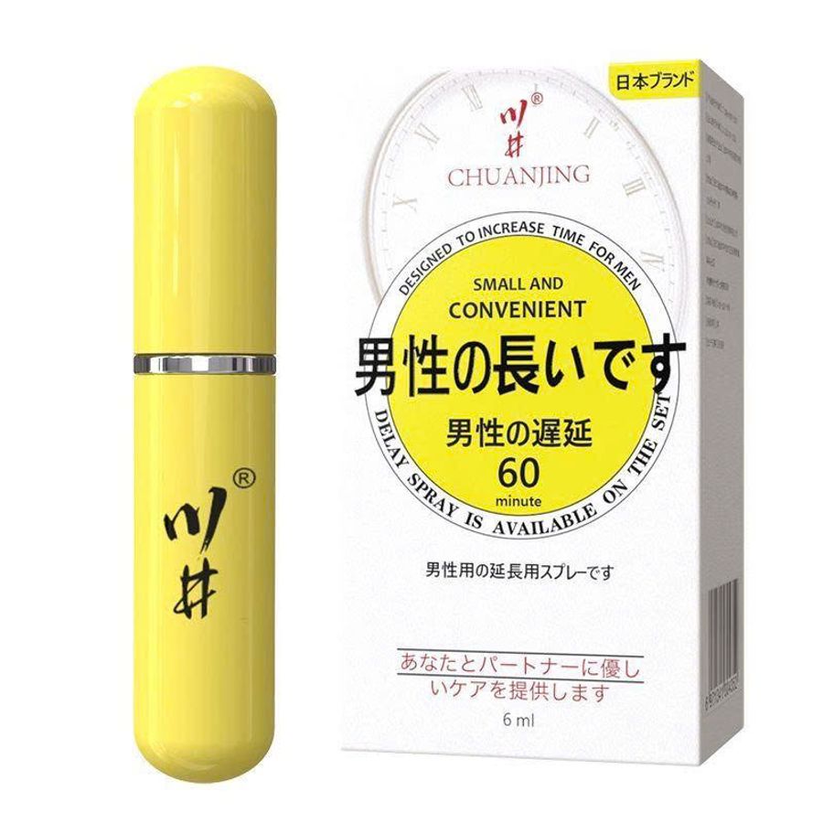 Chai Xịt Kéo Dài Thời Gian Dành Cho Nam Giới Chuanjing Japan Cao Cấp Hộp Vàng 6ml 