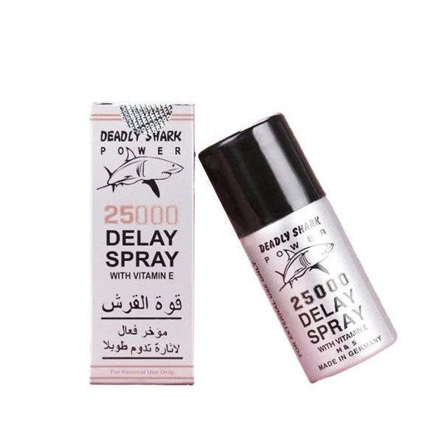 Chai Xịt Quan Hệ Bền Bỉ Duy Trì Mặn Nồng Cho Nam Giới Deadly Shark 25000 - 45ml Chính Hãng
