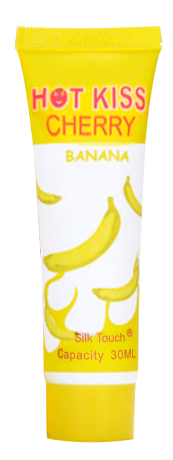 Gel tạo trơn siêu mượt lâu khô cấp ẩm Hot Kiss Banana - 30ml Gốc nước Hương Chuối cao cấp chính hãng