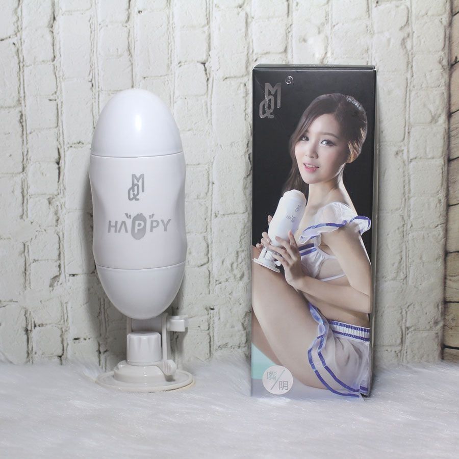 Âm đạo giả dành cho nam giới thủ dâm 2 Đầu Happy Có Đế Dán Tường 1 Đầu Âm Đạo 1 Bờ Môi Không Rung chính hãng