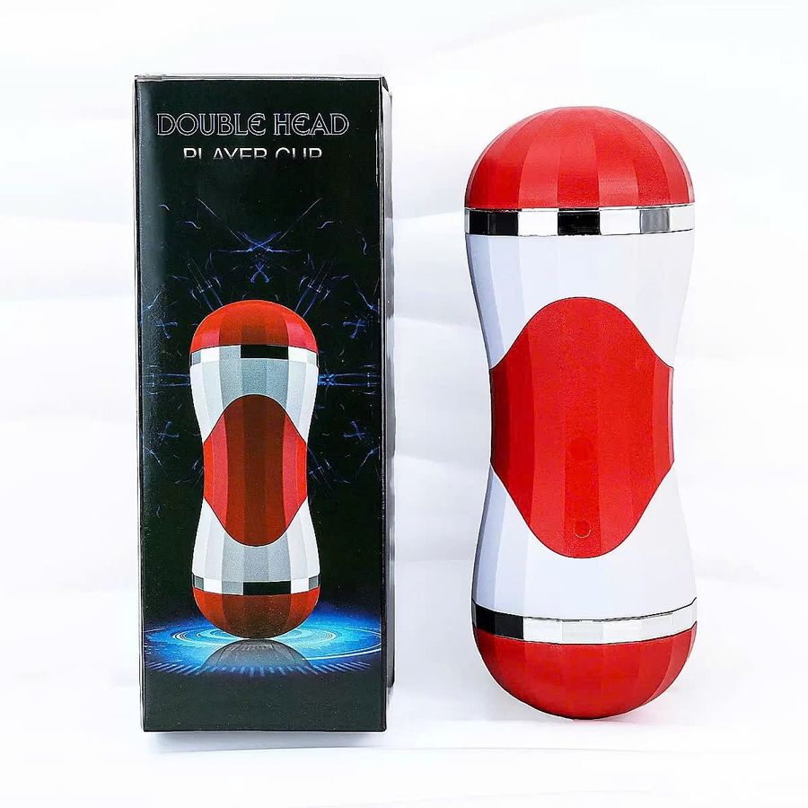 Âm đạo giả cốc Double Head 2 đầu âm đạo và miệng silicon không rung
