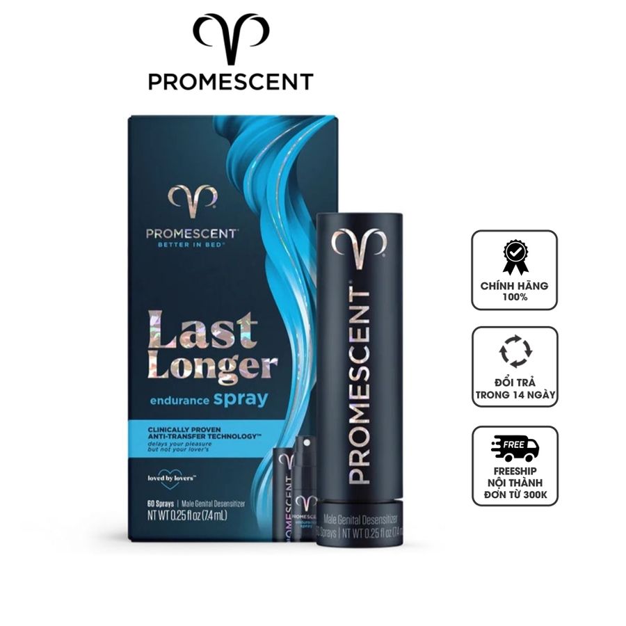 Xịt hỗ trợ kéo dài thời gian cho nam Promescent Last Longer