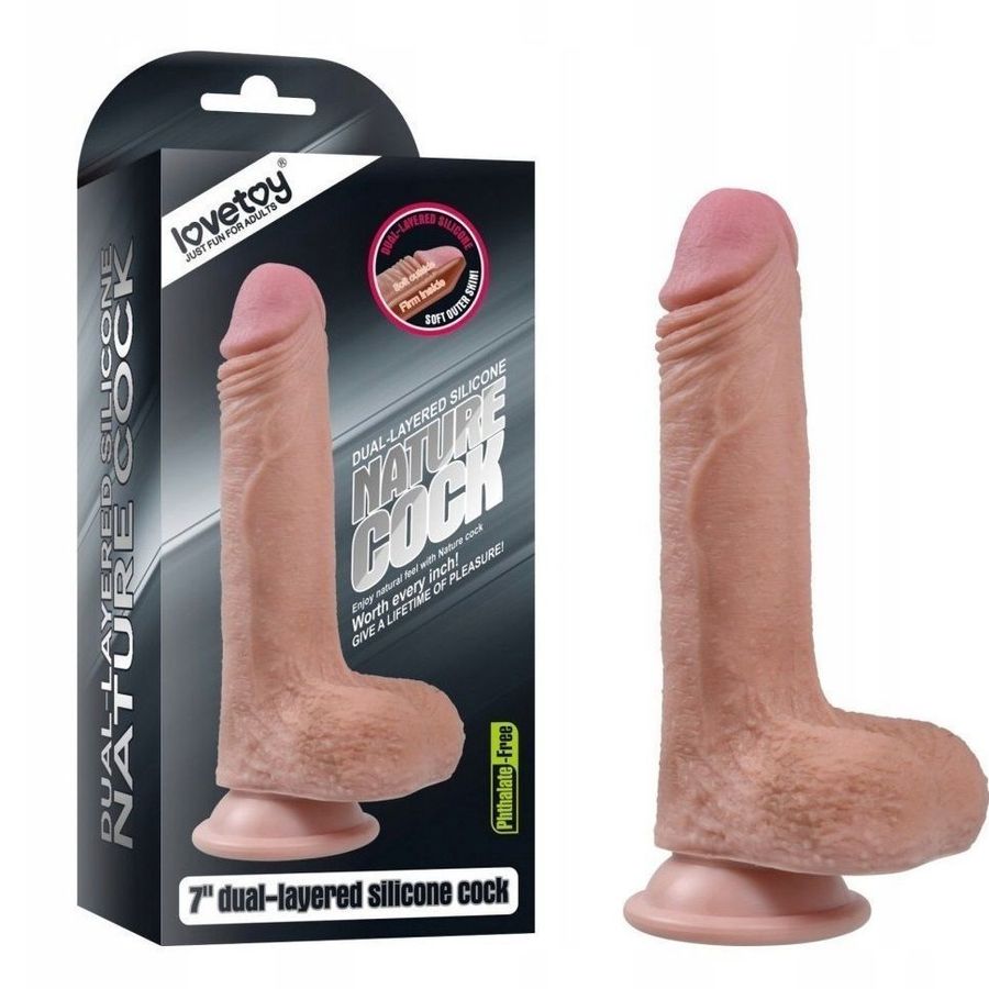Dương vật giả dính tường silicone cao cấp 7.0