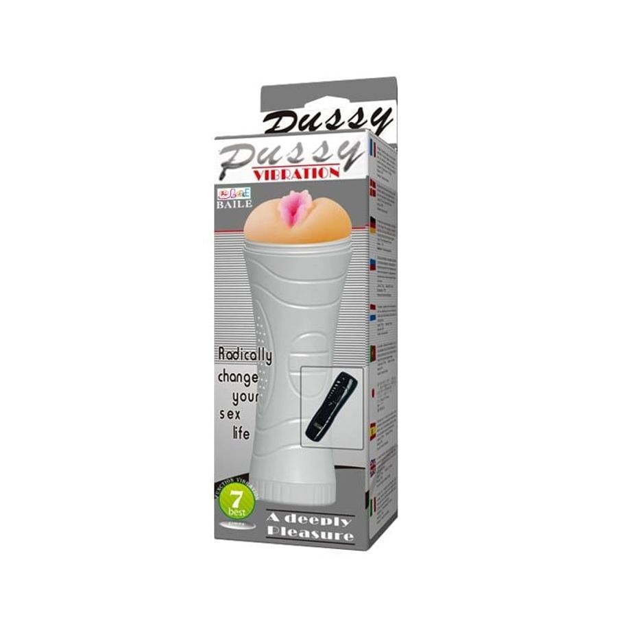 Đèn Pin Pussy Tự Sướng Nam Giới ( Nhiều Tần Số Rung, Có Điều Khiển )