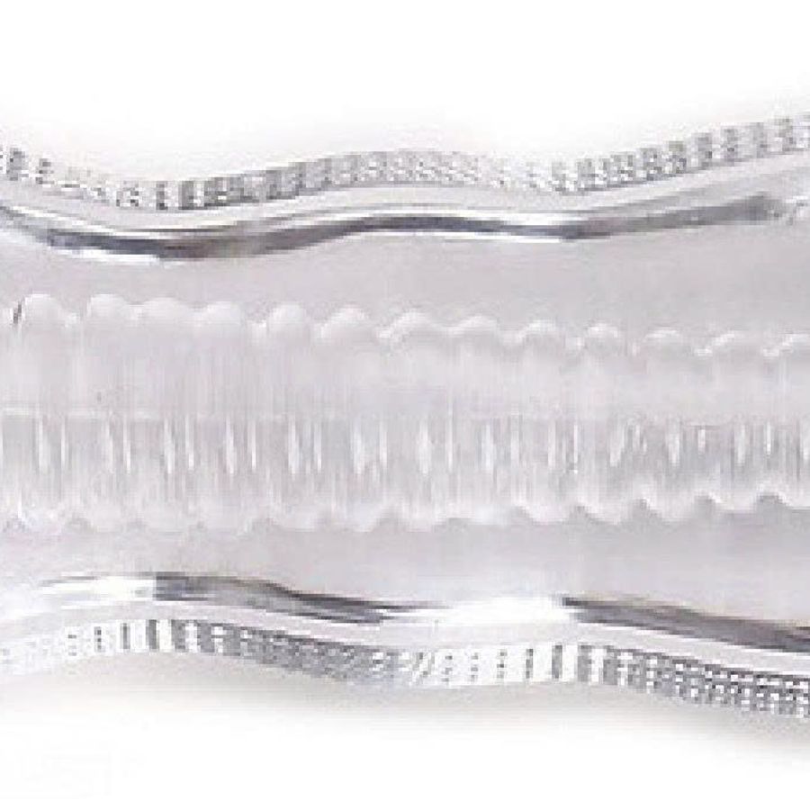 Nguyên Khối silicone Trong Suốt Thủ Dâm Nam - Mẫu Gai, Gân Rảnh Xoắn