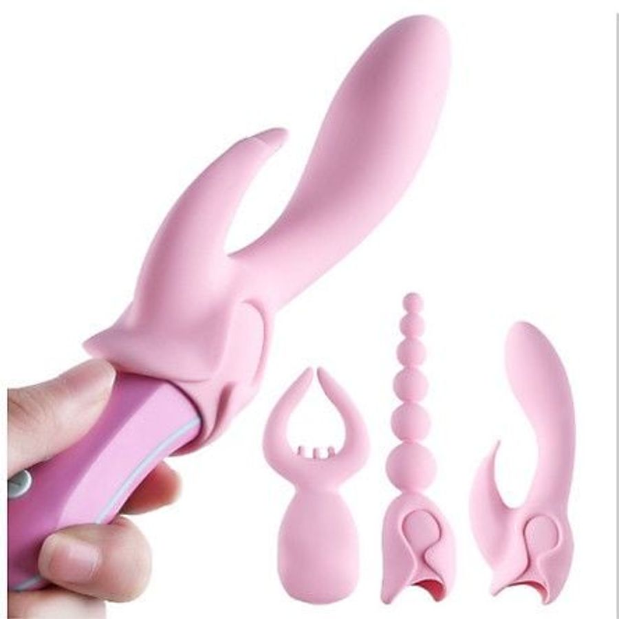 Cây Massage Mini Cao Cấp ( 3 Đầu Thay Thế ) CAO CẤP CHÍNH HÃNG