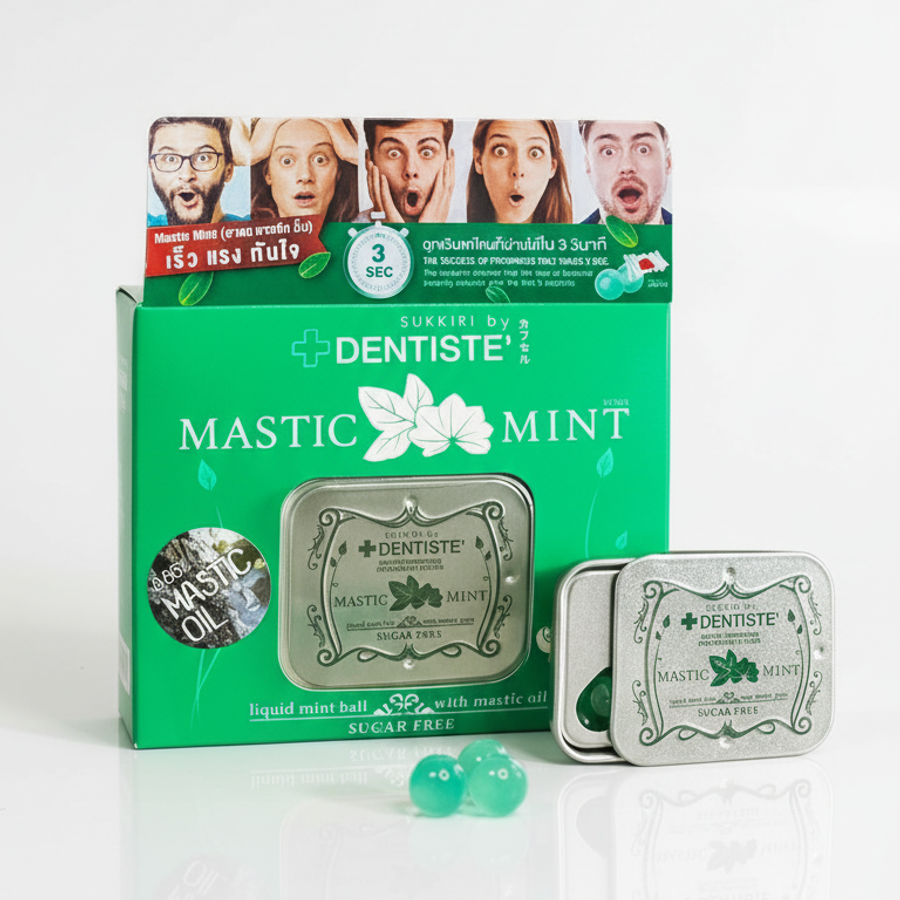 Kẹo Ngậm Mastic Mint Thơm Mát Nhỏ Gọn Tiện Lợi Sale Sốc 