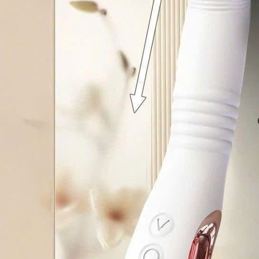 Dương Vật Giả Sang Trọng Massage Rung - Ngoáy Nhiều Tần Số Có Tay Cầm Xỏ Ngón Tay Màu Trắng Chính Hãng