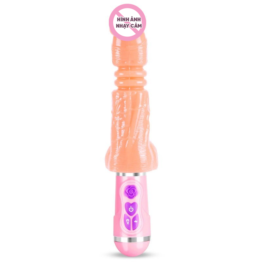 Dương vật Dildo Mizzzee Mr Diamond rung nhiều chế độ , nhiệt độ và thụt có tay cầm cao cấp