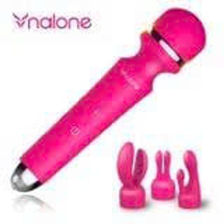 Chày rung Massage Silicone Cao Cấp Rung Đa Năng Ynalone Dành Cho Phái Nữ - 3 đầu thay thế