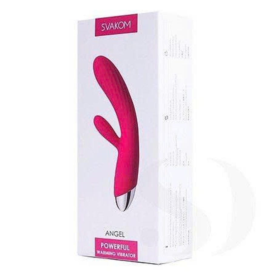 Dương Vật Giả Silicone Mềm Thân Có Nhánh Rung Massage Cao Cấp Cho Nữ Giới SVAKOM ANGLE