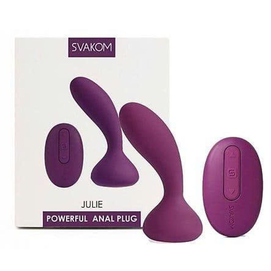 Máy Rung Đa Năng Kích Thích Hậu Môn Massage Silicone Mềm Cao Cấp SVAKOM JULIE