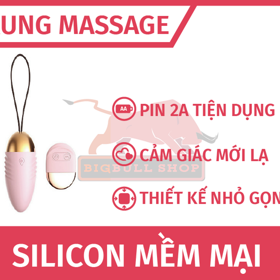Trứng rung massage cho nữ giới giải toả Spark Of Love Điền khiển từ xa Chính hãng