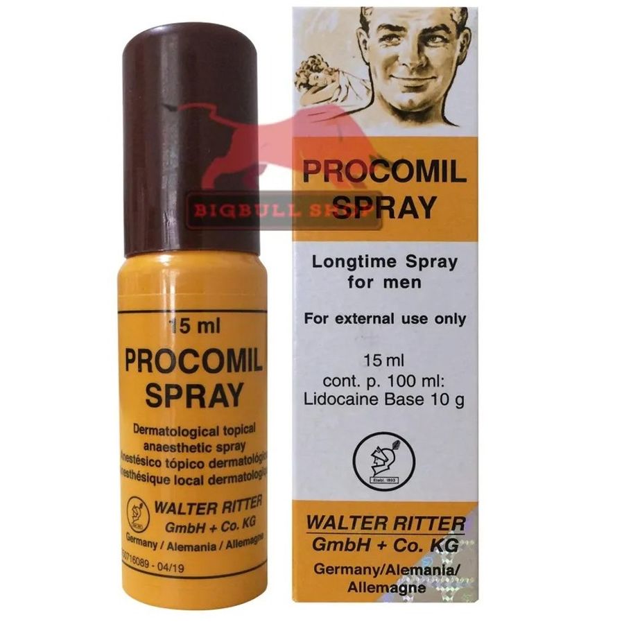Chai xịt hỗ trợ cải thiện sự tự tin nam giới Procomjl 15 ml 