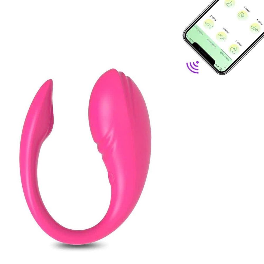 Máy Massage Mini dành cho nữ Điều khiển từ xa App điện thoại Nhiều chế độ rung
