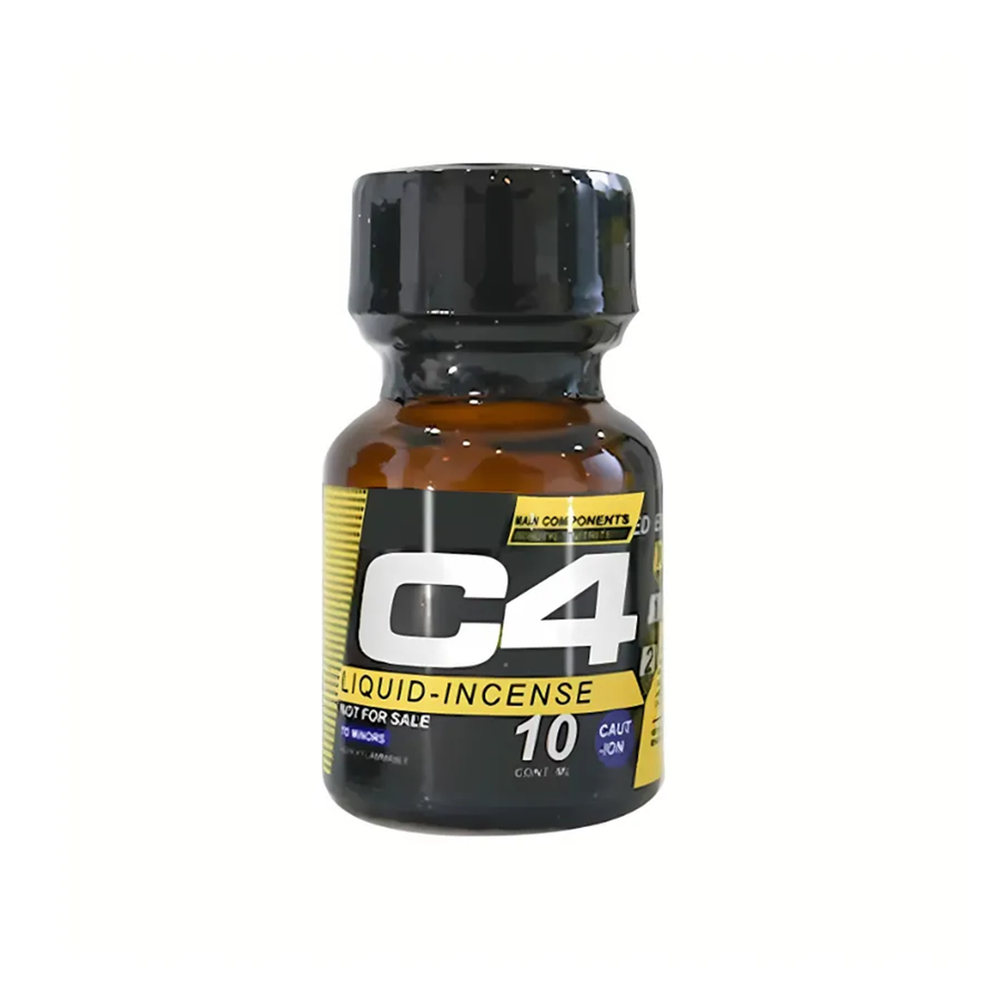Chai Hít Tăng Khoái Cảm Popper C4 Black Yellow – Chai 10ml Chính Hãng Mỹ
