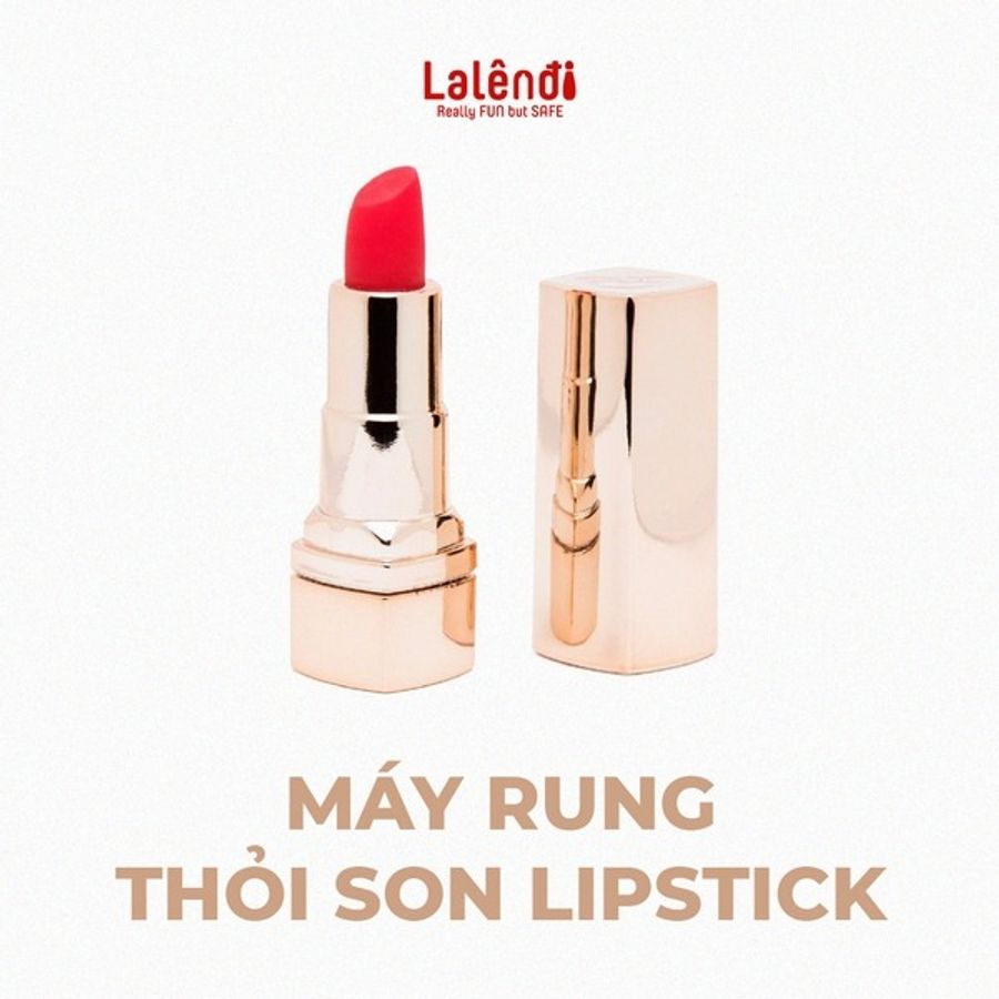 Máy massage nguỵ trang thỏi Son Lipstick cao cấp dành cho nữ giới giải toả  nhiều chế độ rung chính hãng
